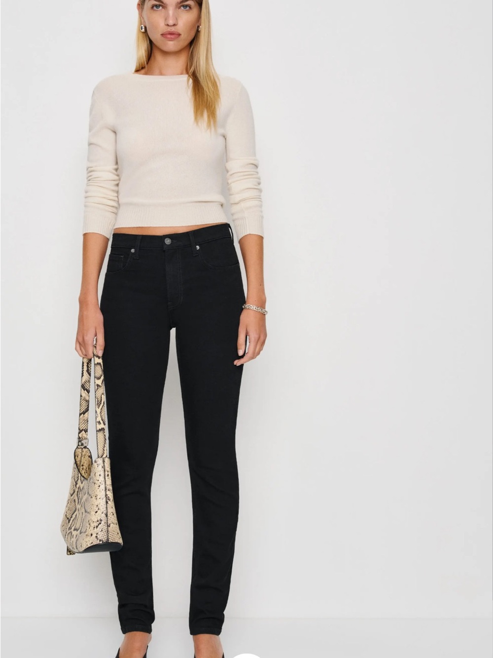 Black REFORMATION Jeans size 26